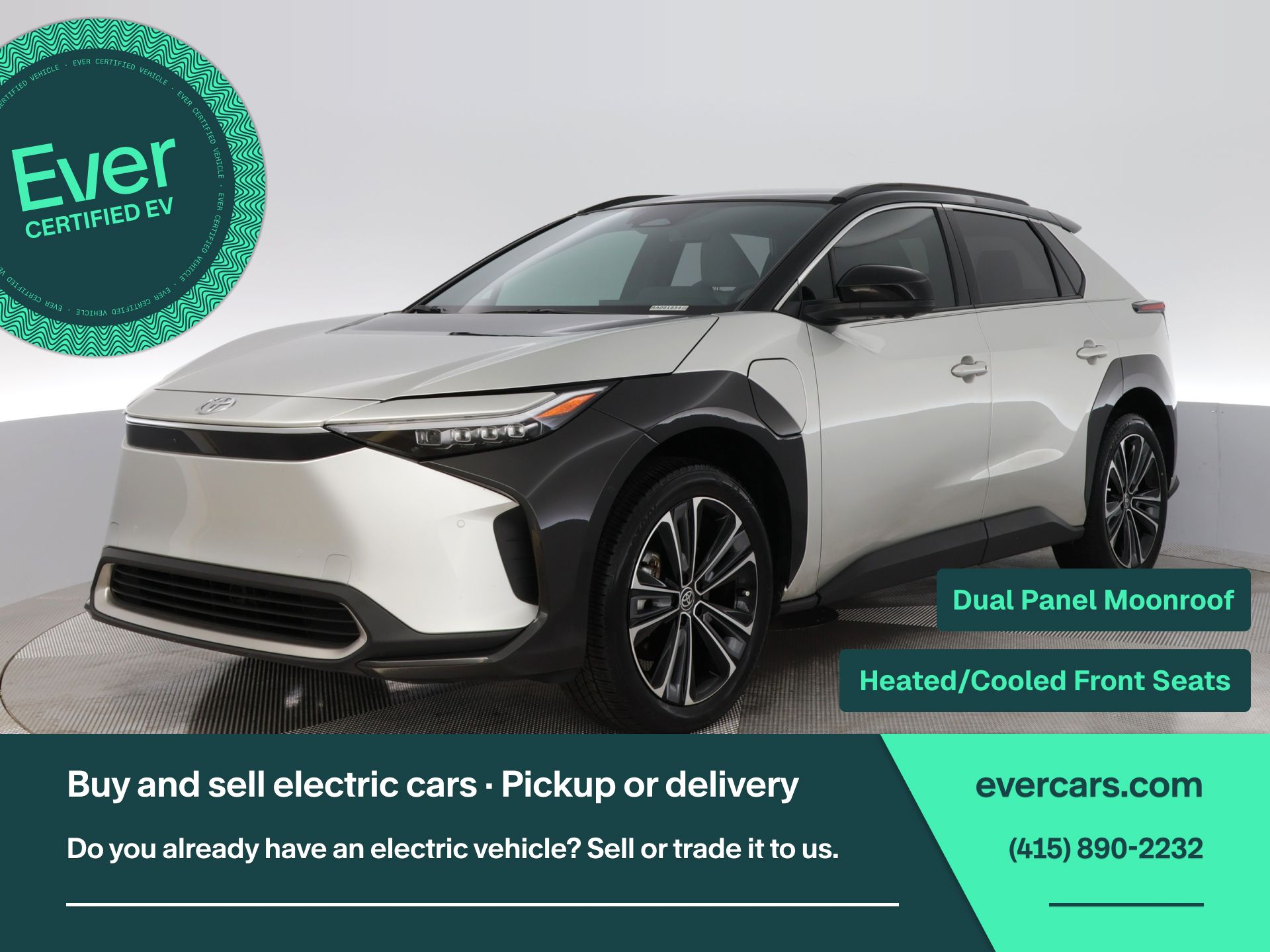 Silver Metallic 2024 Toyota bZ4X SUV / Crossover All-Wheel Drive Automatic