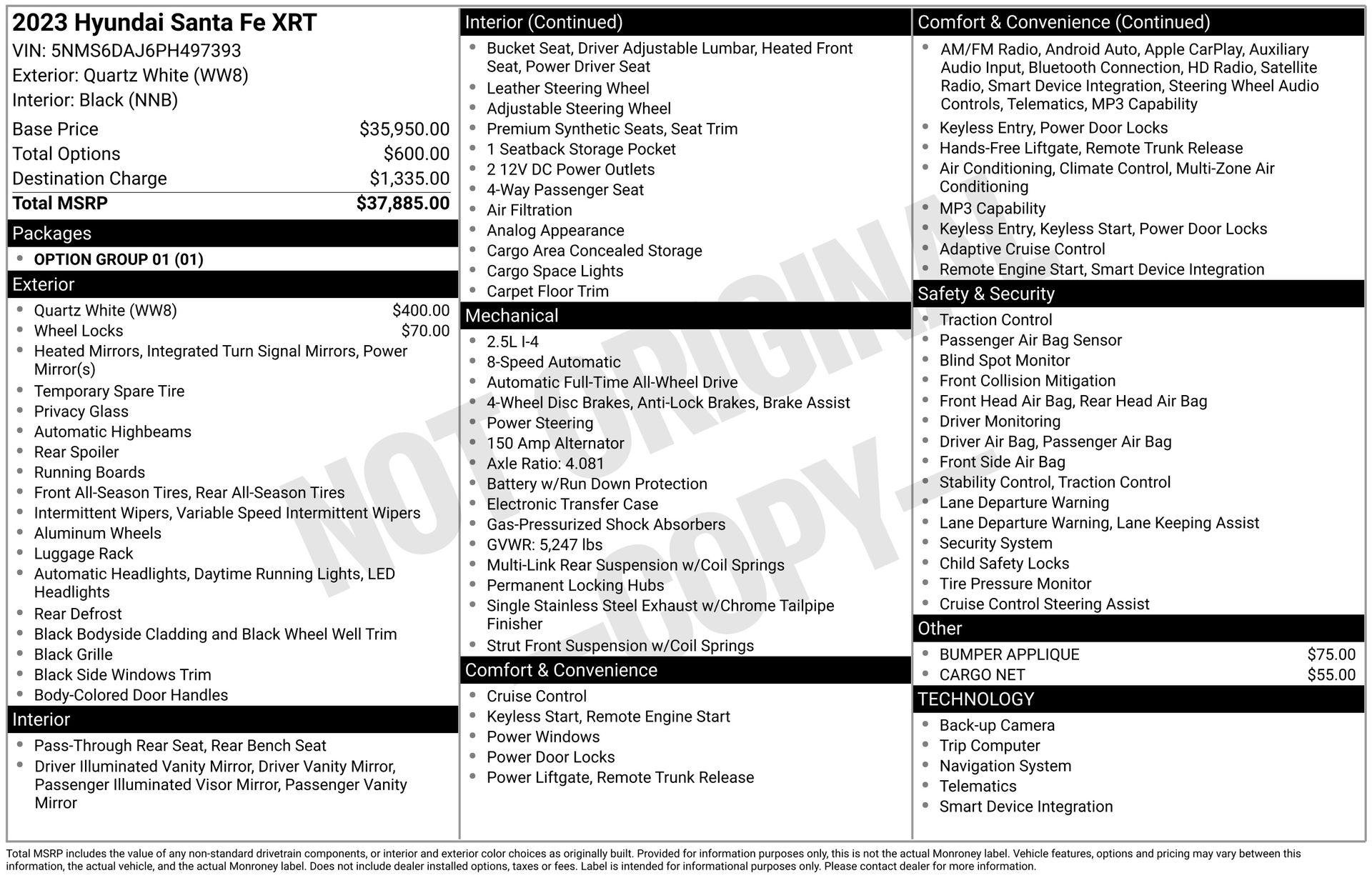 2023 HYUNDAI SANTA FE - Image 3