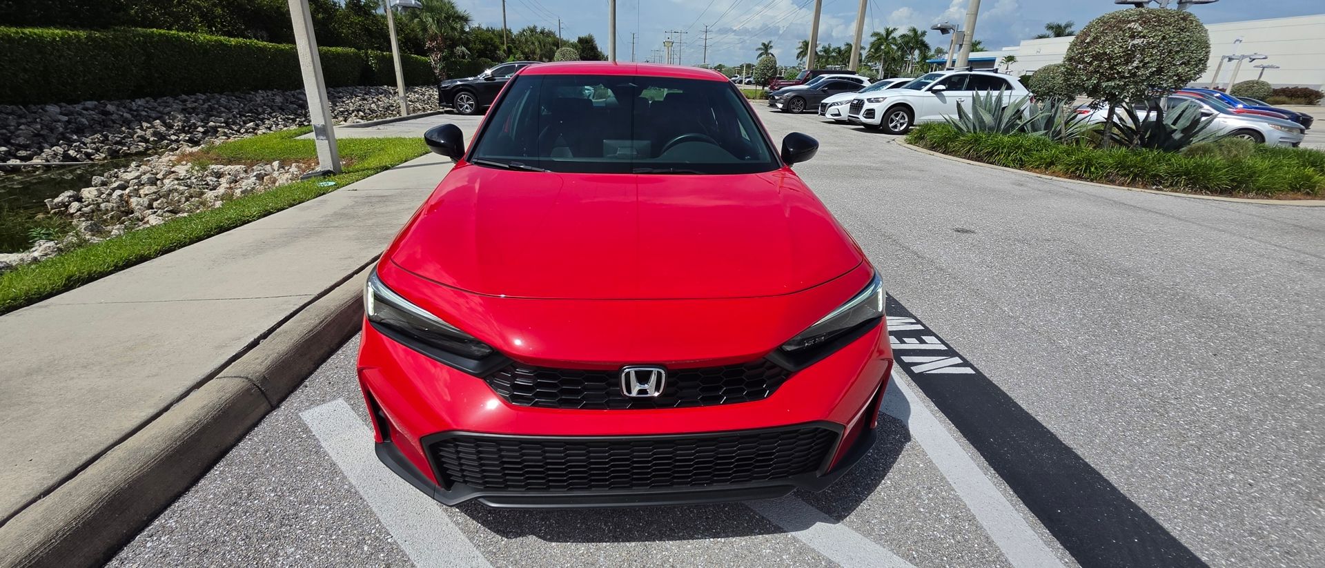 Certified Used 2025 Red Honda Sport image 2