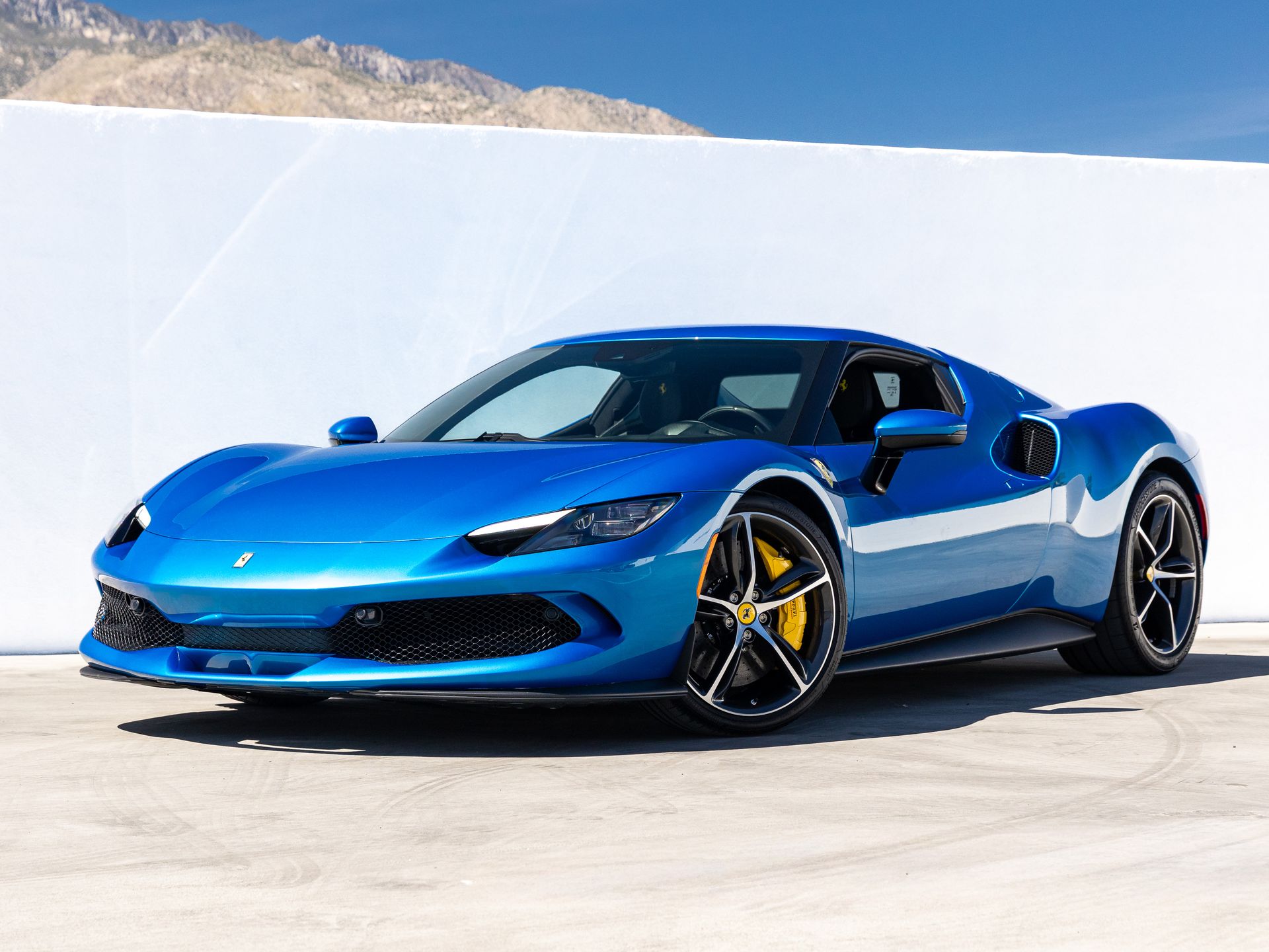 Blu Corsa 2025 Ferrari 296 GTB RWD Coupe Rear-Wheel Drive 8-Speed Dual Clutch