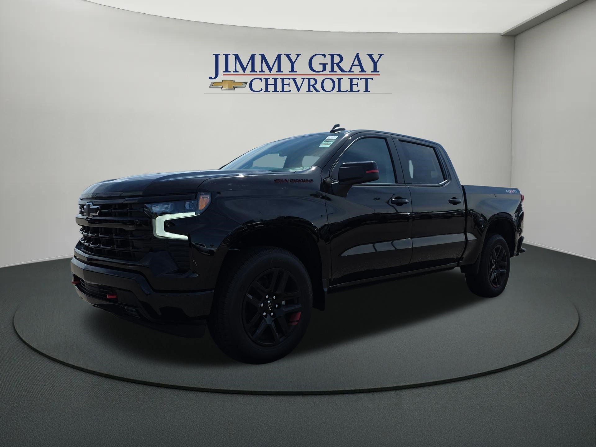 Black 2026 Chevrolet Silverado 1500 Pickup Truck Four-Wheel Drive Automatic