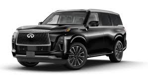 Mineral Black 2025 INFINITI QX80 Sensory 4WD SUV / Crossover All-Wheel Drive 9-Speed Automatic