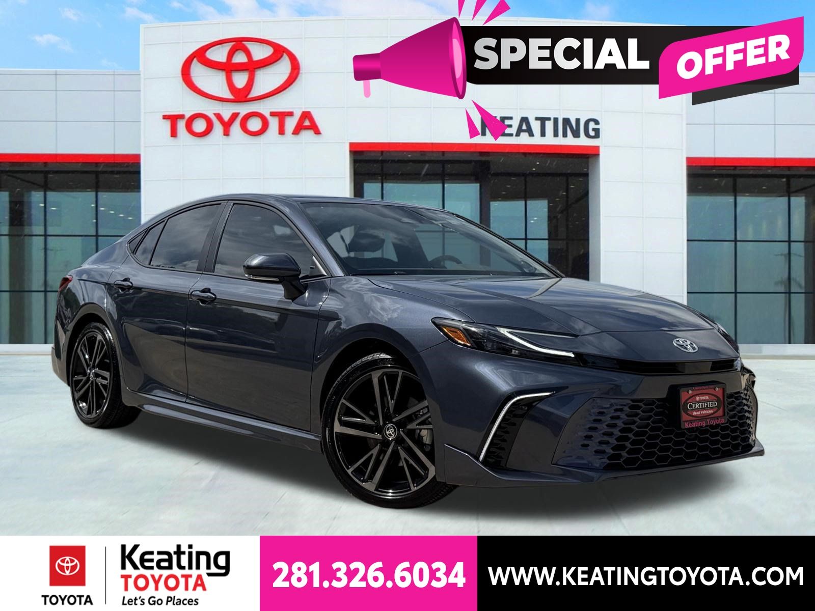 Dark Cosmos 2026 Toyota Camry Sedan Front-Wheel Drive Continuously Variable Transmission