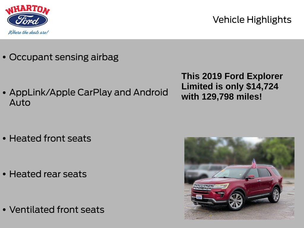 2019 Ford Explorer Limited - 10