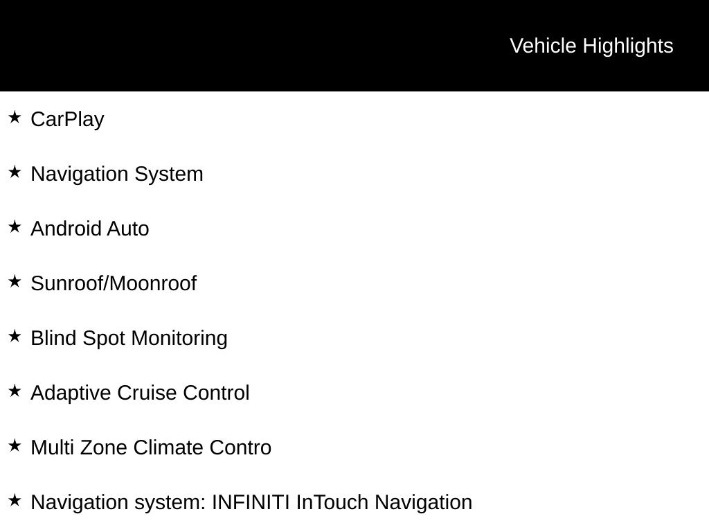 2023 INFINITI QX50 SPORT