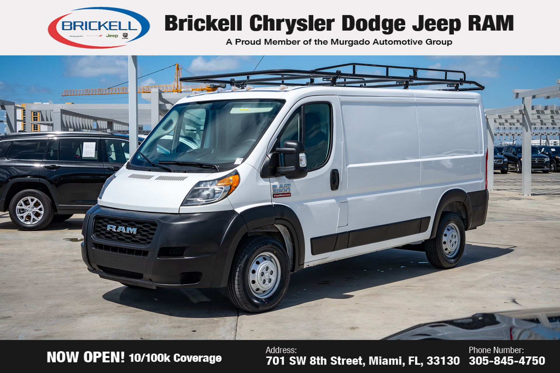 Bright White Clearcoat 2021 RAM ProMaster 2500 136 Low Roof Cargo Van FWD Van Front-Wheel Drive 6-Speed Automatic