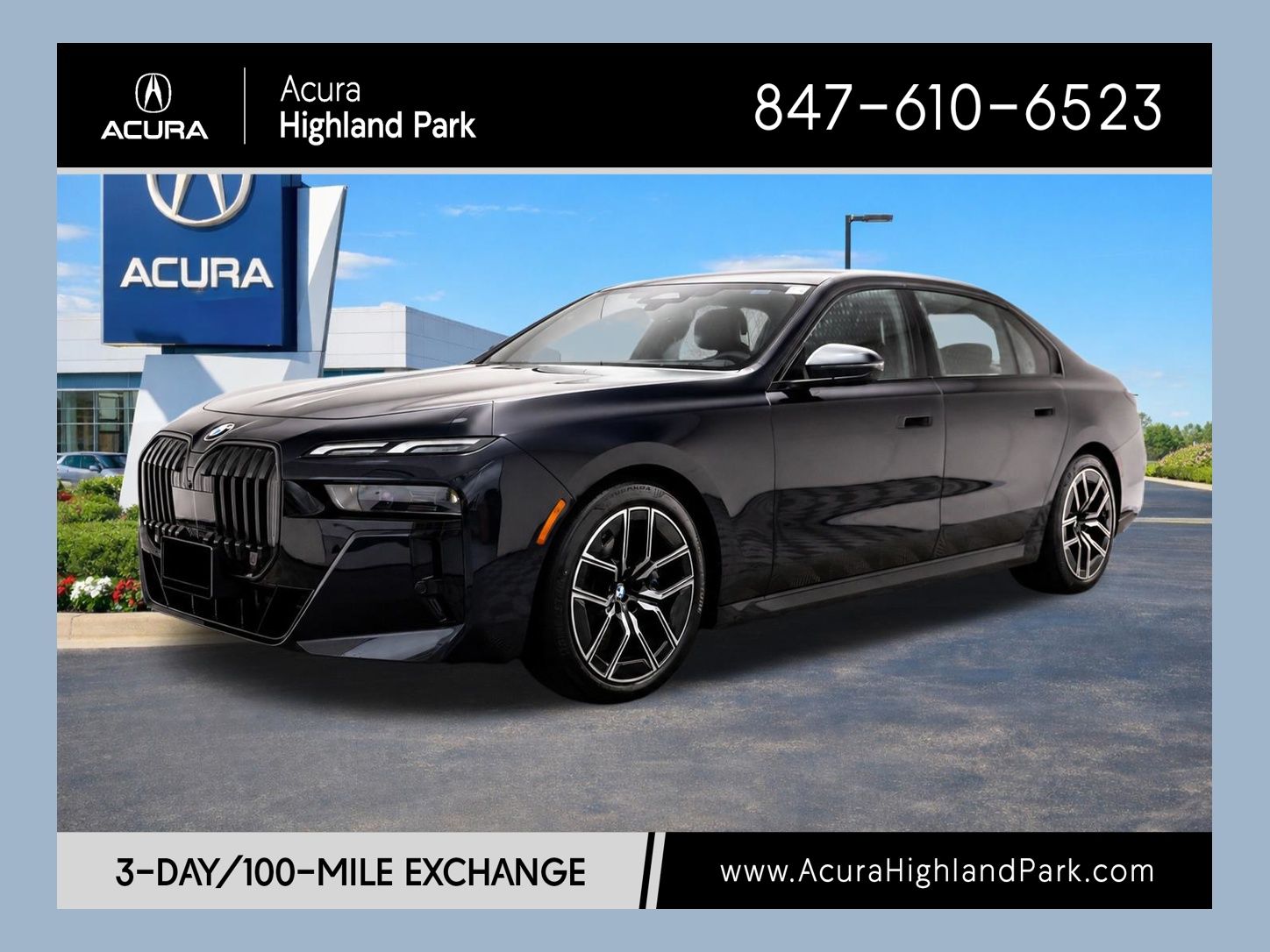 Carbon Black Metallic 2025 BMW 7 Series Sedan All-Wheel Drive 8-Speed Automatic