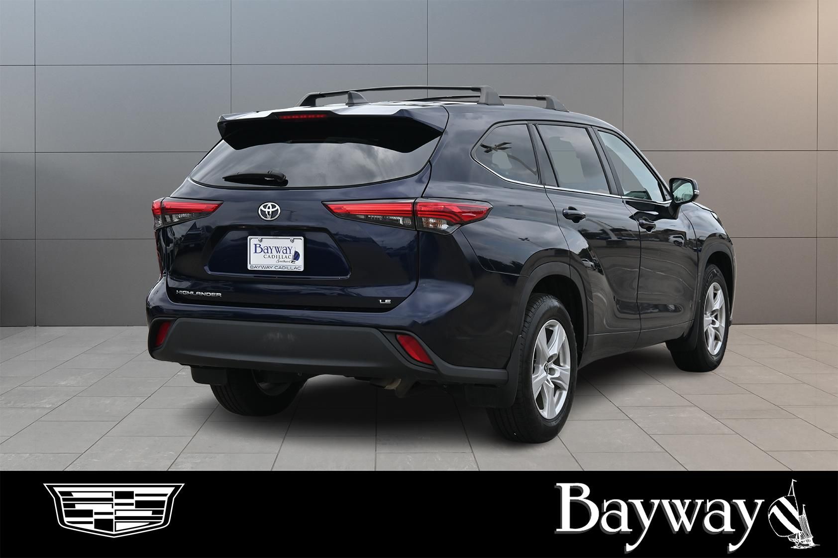 2023 Toyota Highlander LE Blue at Joe Myers Mazda Kia