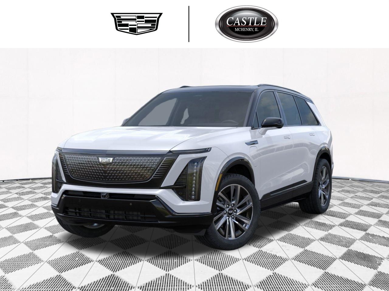 Vibrant White Tricoat 2027 Cadillac VISTIQ SUV / Crossover All-Wheel Drive 1-Speed Automatic