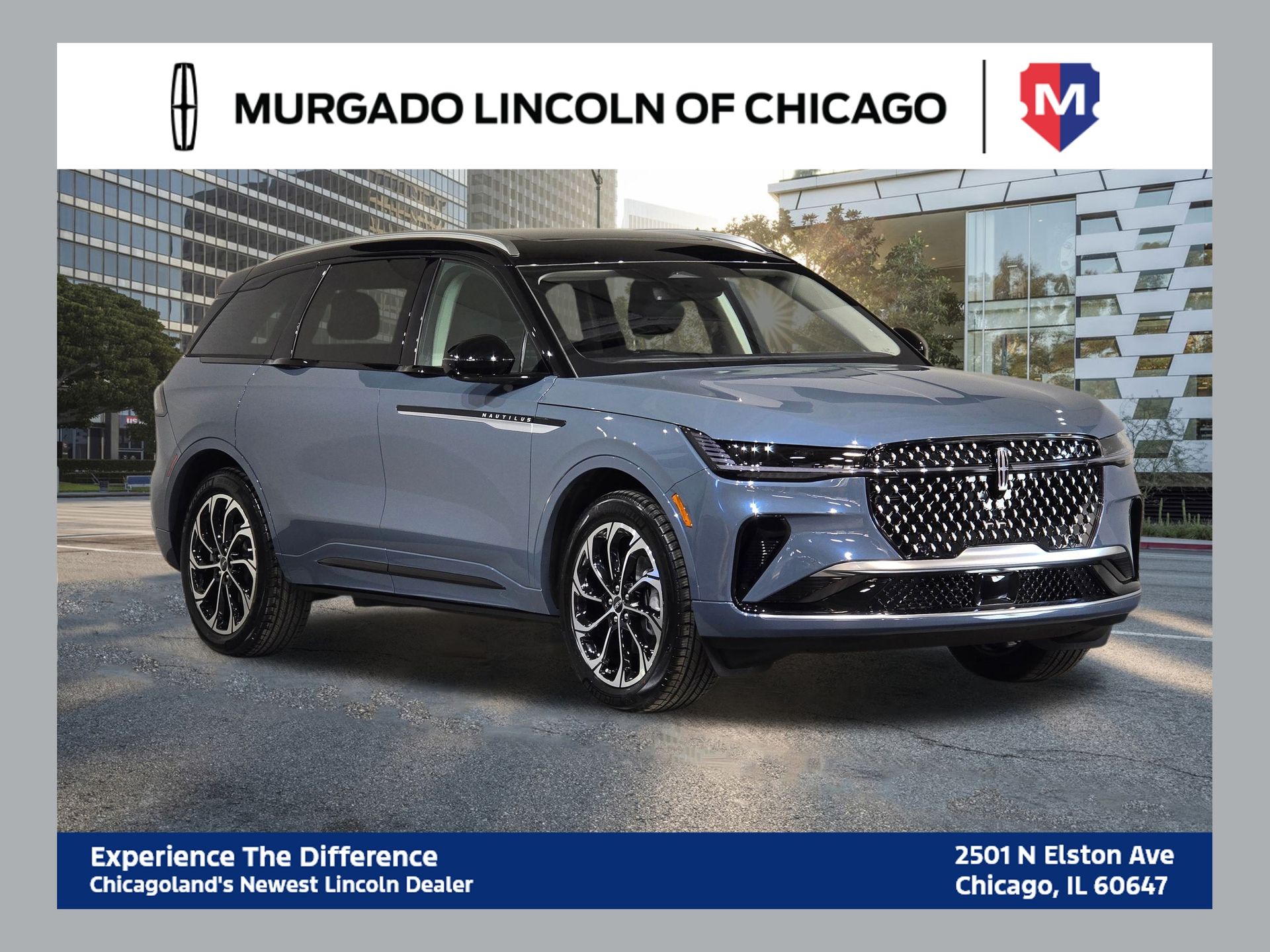 Whisper Blue Metallic Clearcoat 2026 Lincoln Nautilus SUV / Crossover All-Wheel Drive 8-Speed Automatic