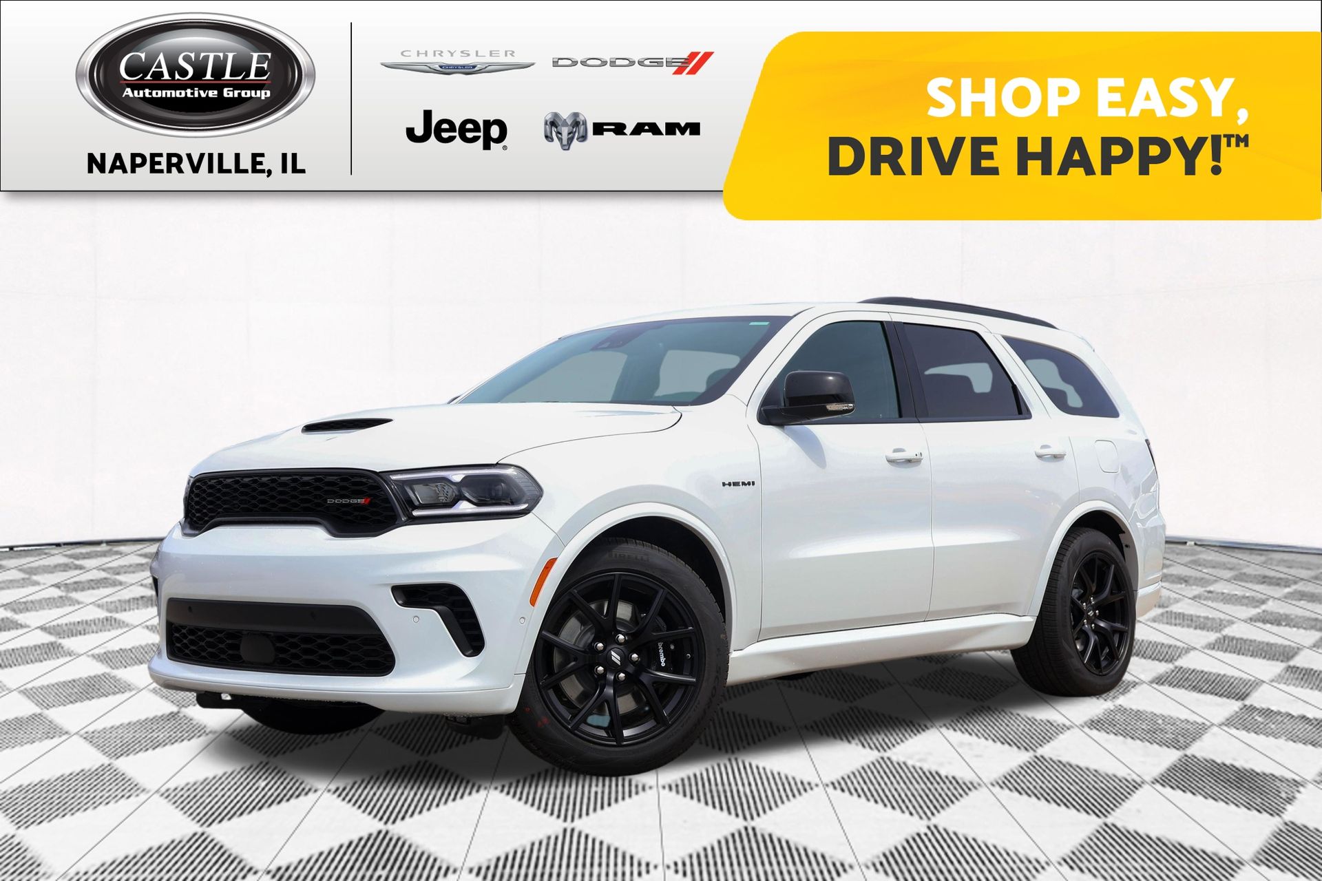 White Knuckle Clearcoat 2026 Dodge Durango SUV / Crossover All-Wheel Drive 8-Speed Automatic