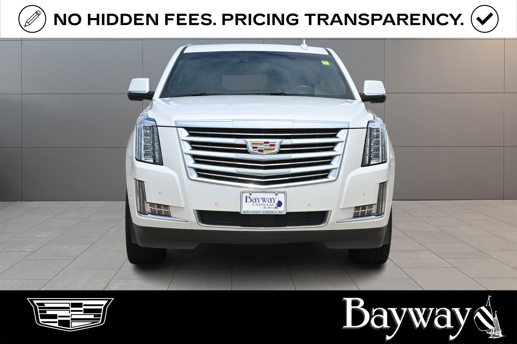 2017 Cadillac Escalade Platinum Edition White at Parkway Family Mazda