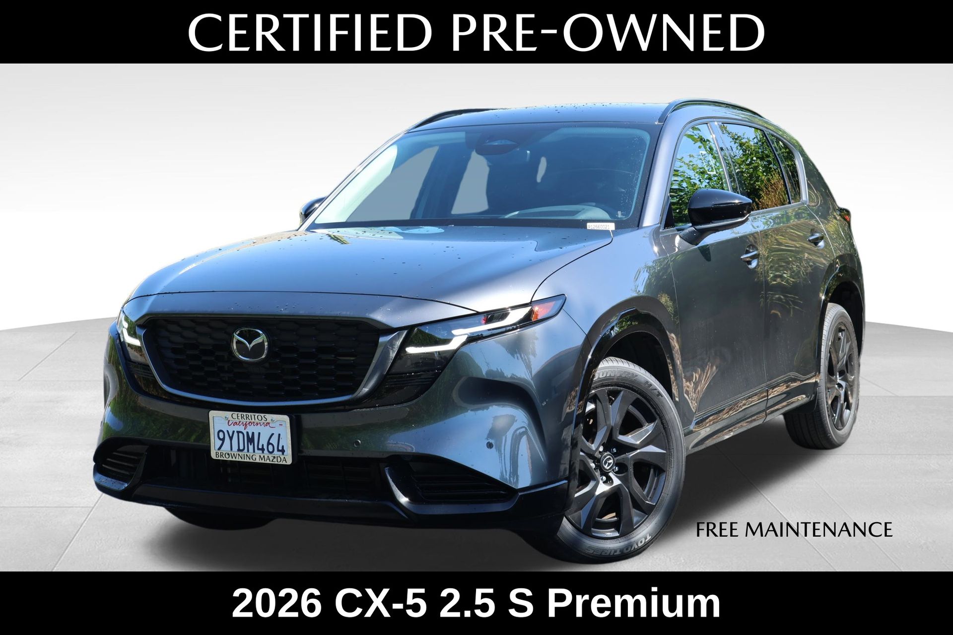 Machine Gray Metallic 2026 Mazda CX-5 SUV / Crossover All-Wheel Drive 6-Speed Automatic