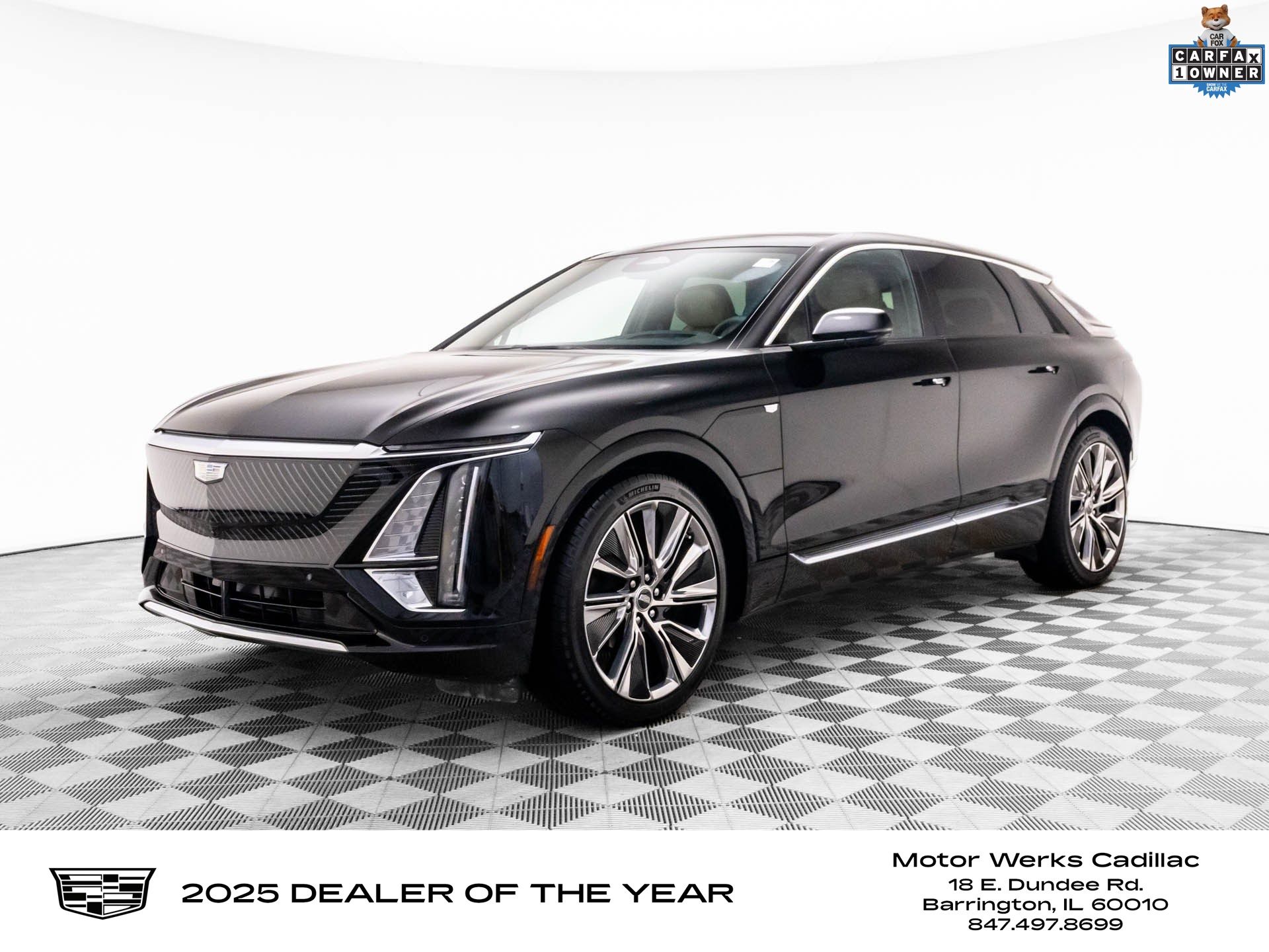 Stellar Black Metallic 2026 Cadillac LYRIQ Signature Luxury AWD SUV / Crossover All-Wheel Drive 1-Speed Automatic
