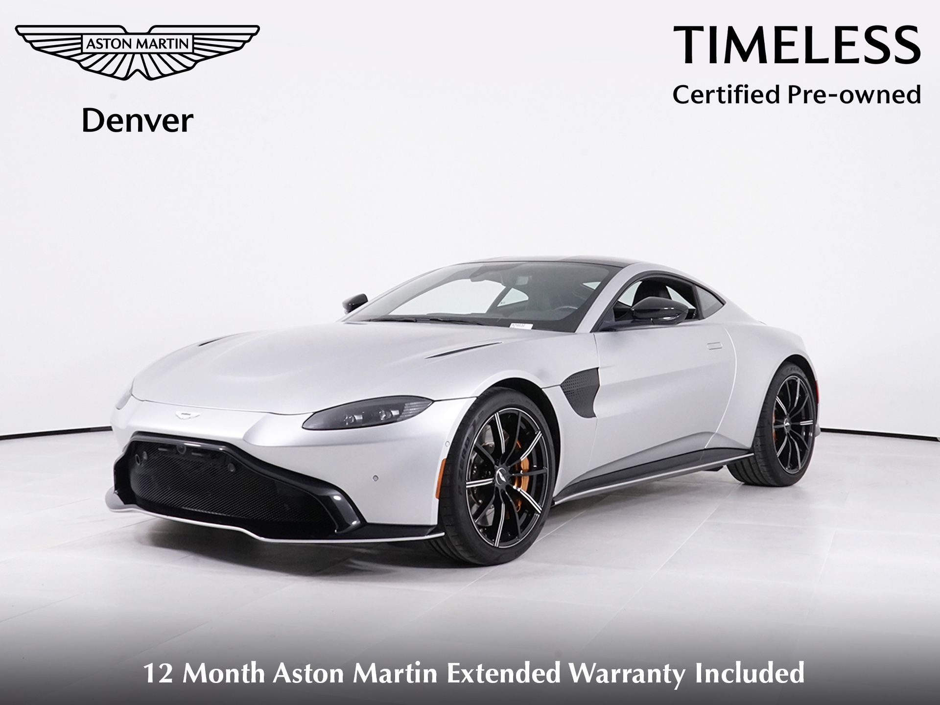 Stratus White 2020 Aston Martin Vantage RWD Coupe Rear-Wheel Drive 8-Speed Automatic