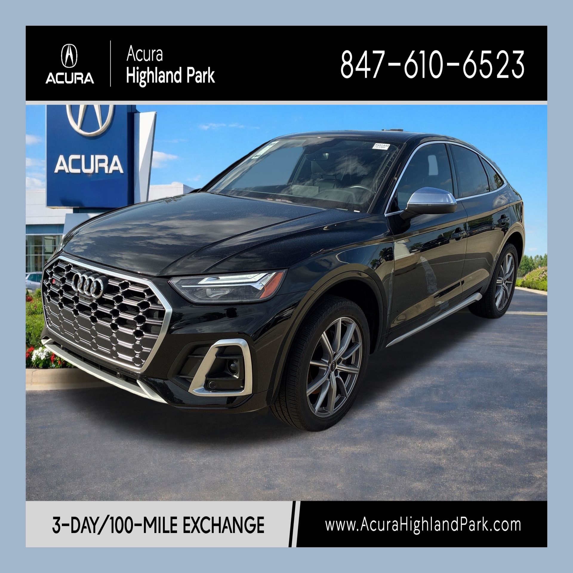 Mythos Black Metallic 2022 Audi SQ5 Sportback Sedan All-Wheel Drive 8-Speed Automatic
