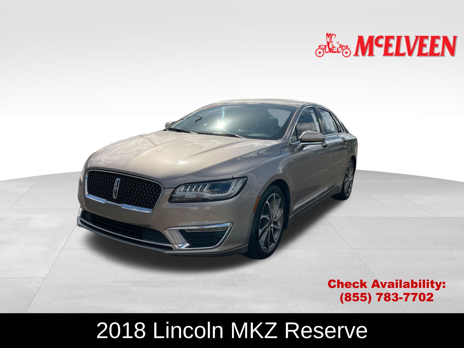Mocha 2018 Lincoln MKZ Reserve FWD Sedan Front-Wheel Drive 6-Speed Automatic