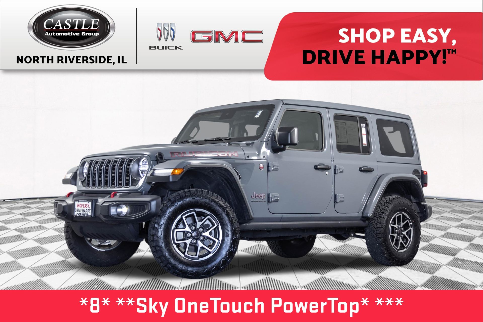 Anvil Clear Coat 2025 Jeep Wrangler SUV / Crossover Four-Wheel Drive 8-Speed Automatic