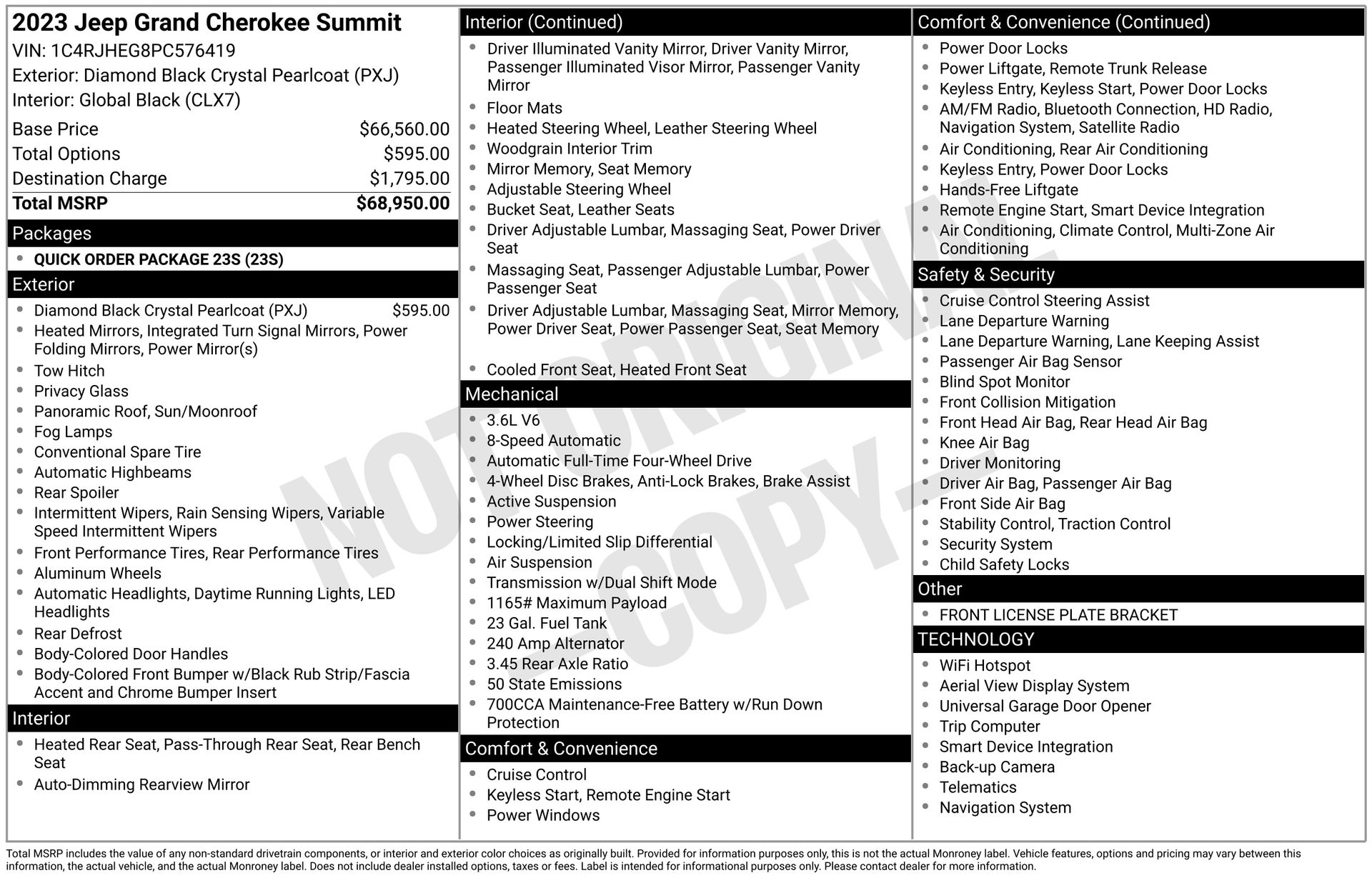 2023 JEEP GRAND CHEROKEE - Image 3