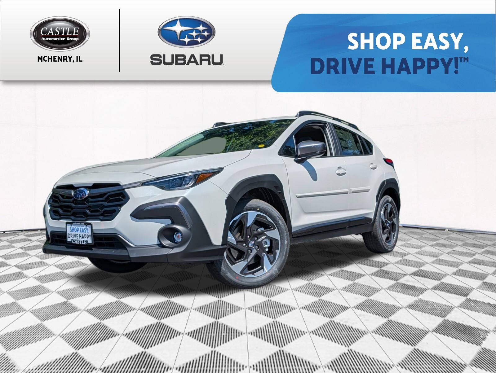 Crystal White 2026 Subaru Crosstrek Limited AWD SUV / Crossover All-Wheel Drive Continuously Variable Transmission