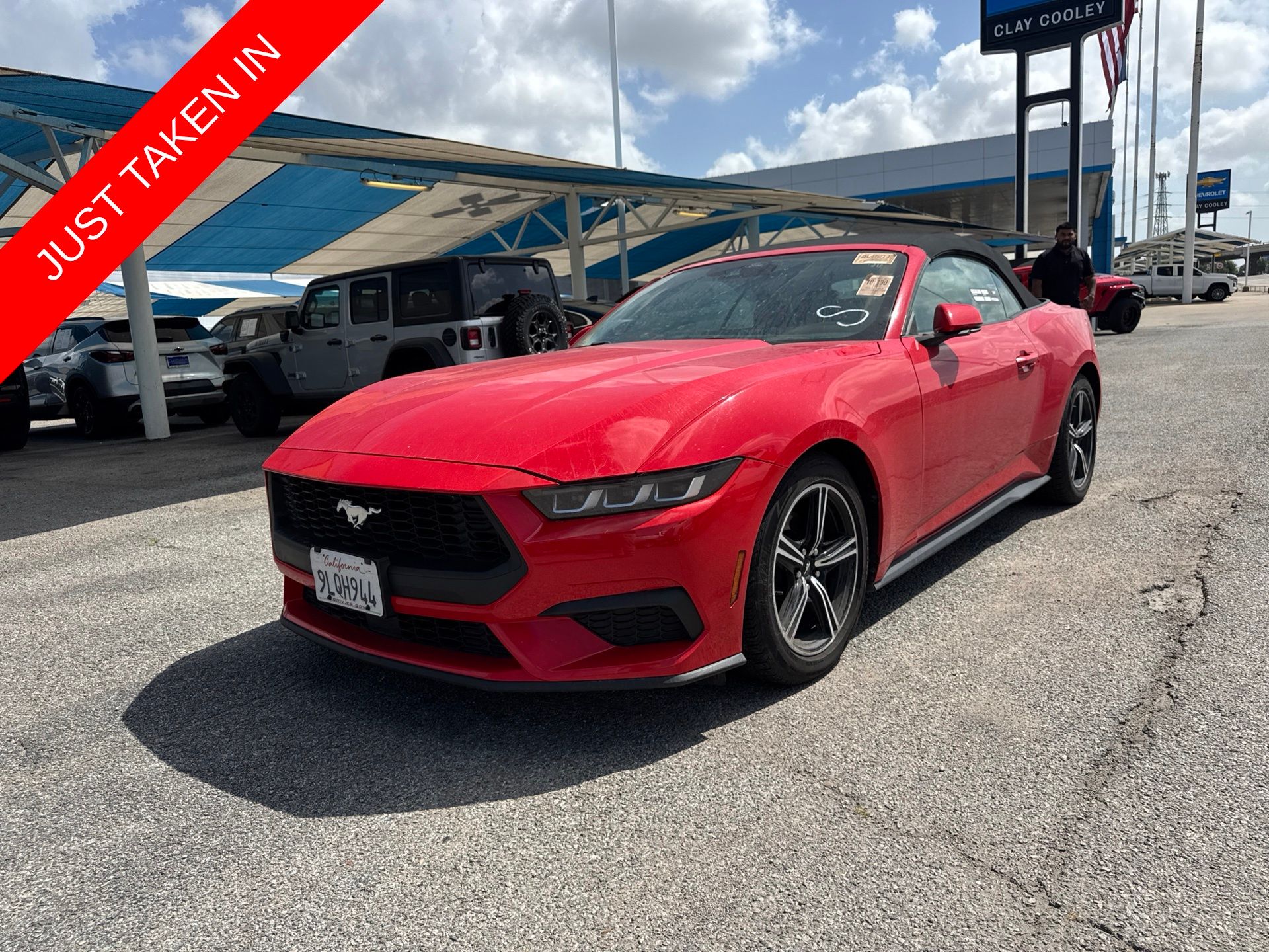Race Red 2024 Ford Mustang Convertible Rear-Wheel Drive Automatic