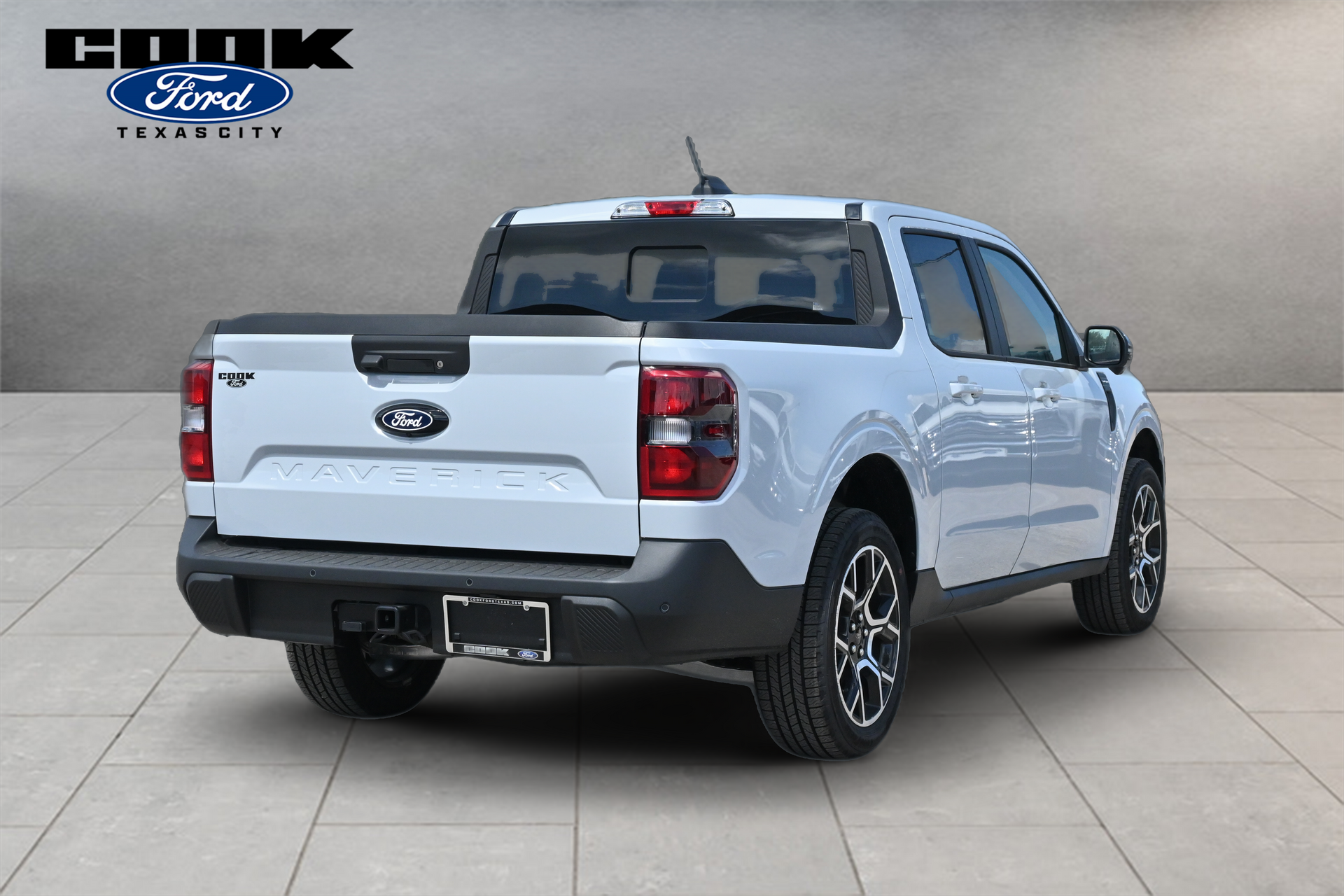 2026 Ford Maverick Lariat White at DeMontrond Ford