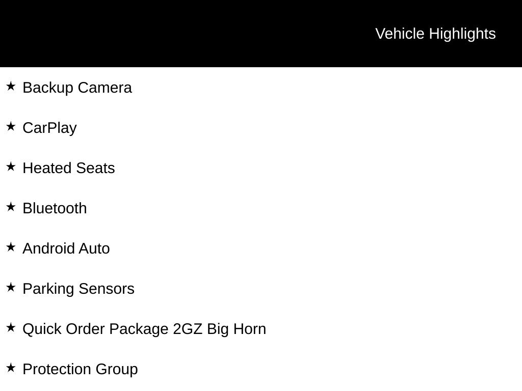 2024 RAM 2500 Big Horn Crew Cab 4WD