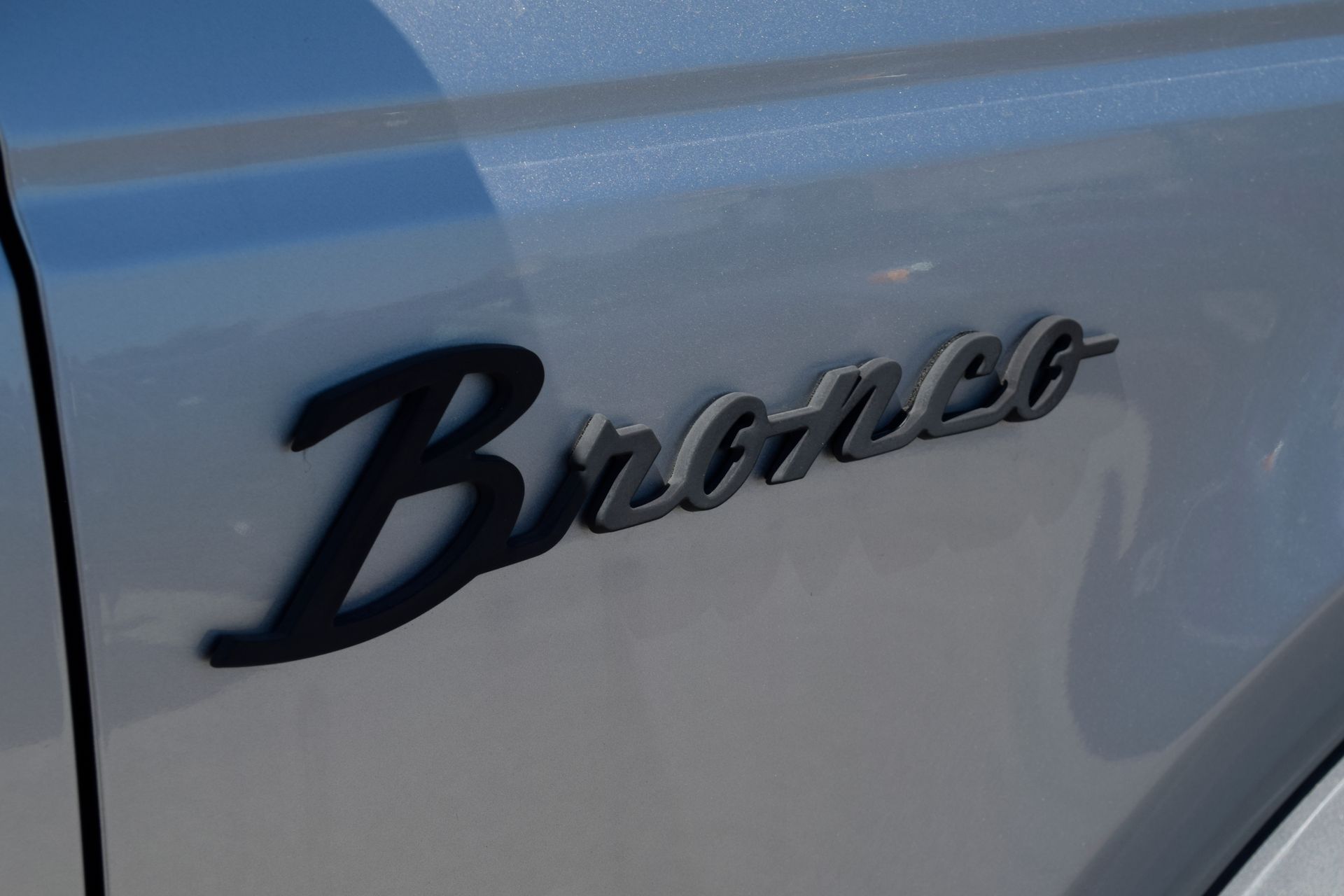 2023 Ford Bronco Badlands Silver at Joe Myers Mazda Kia