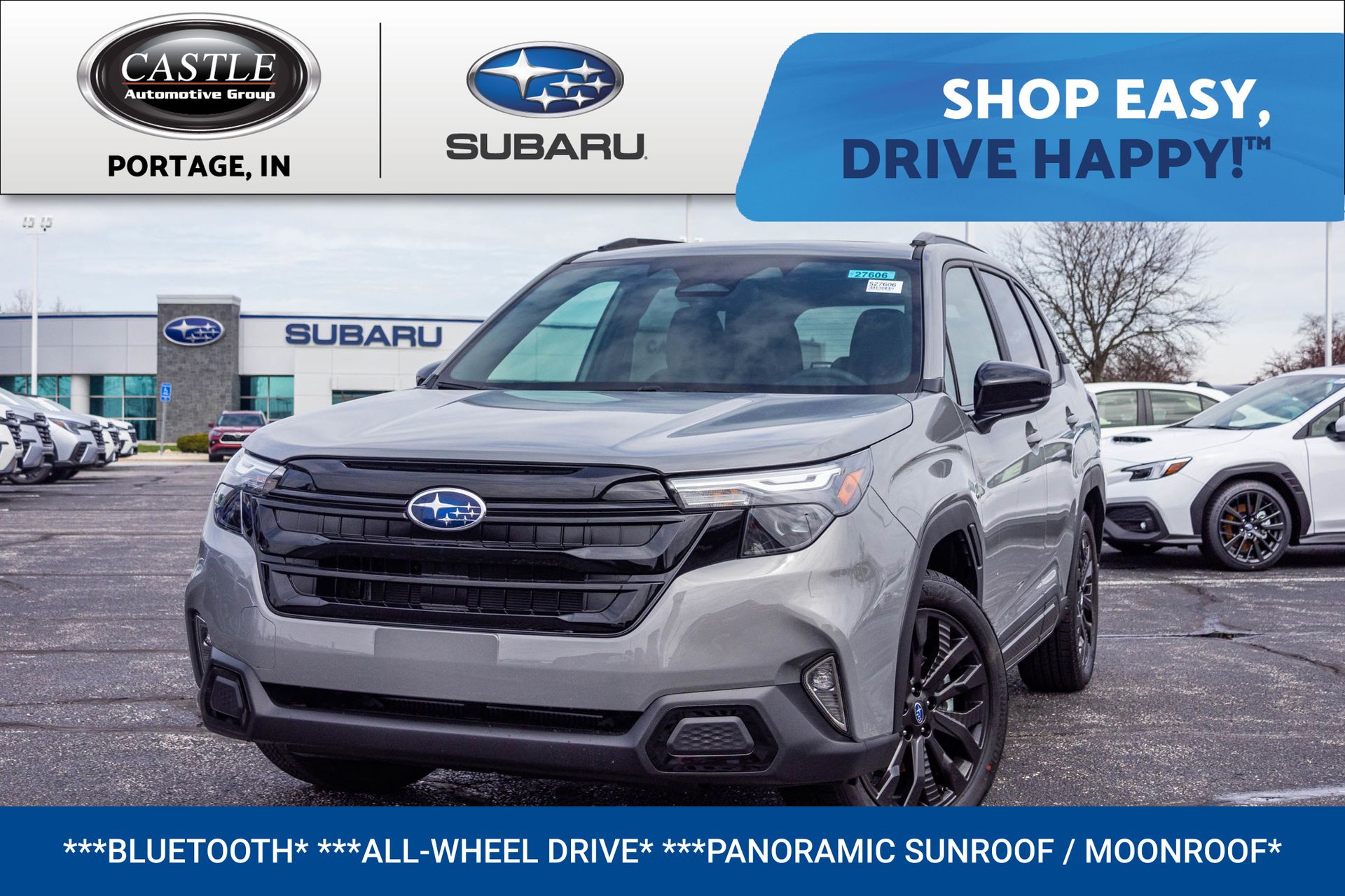 River Rock 2026 Subaru Forester Sport Crossover AWD SUV / Crossover All-Wheel Drive Continuously Variable Transmission