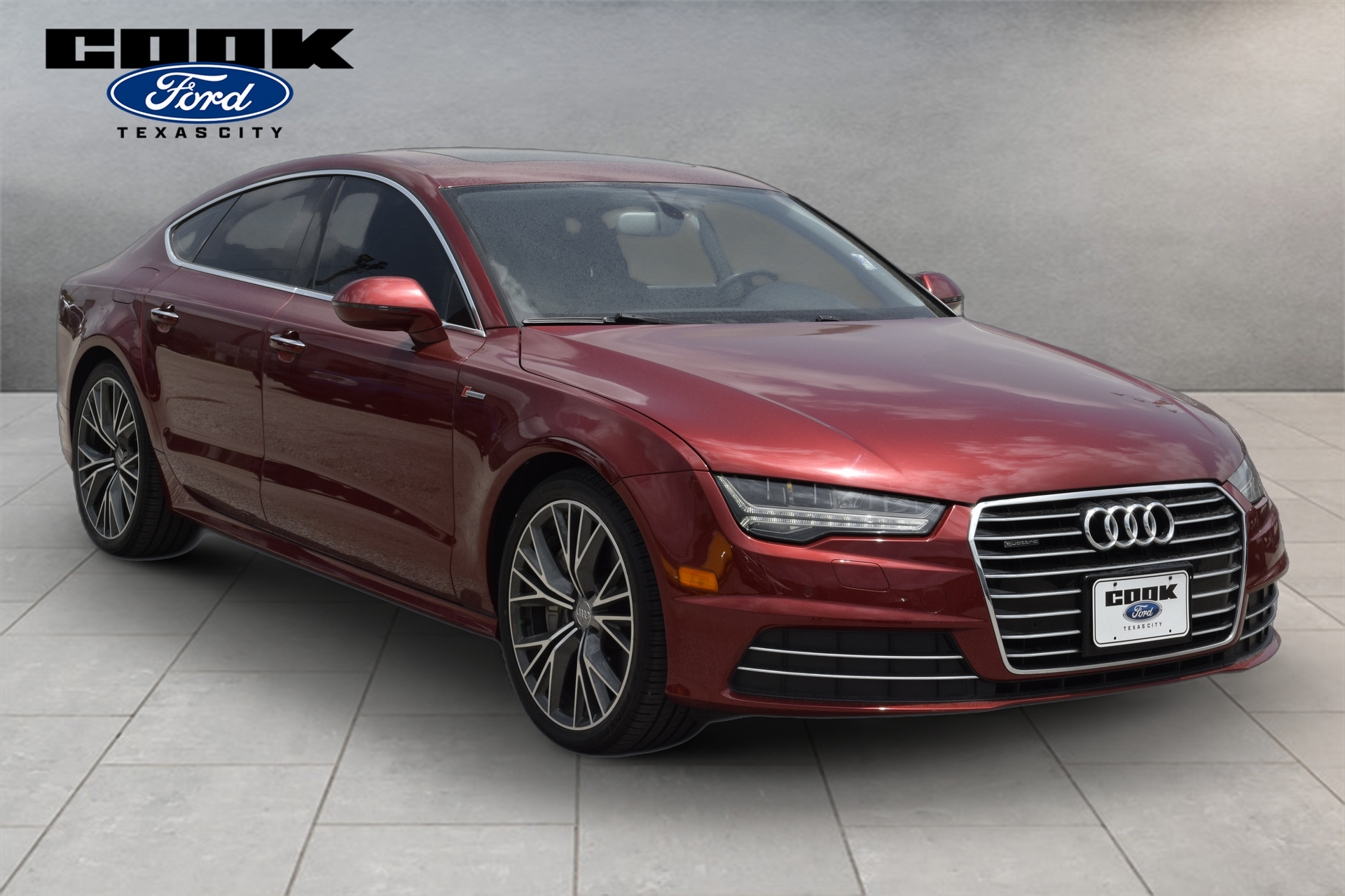 2017 Audi A7 3.0T Premium Plus Red at Community Toyota