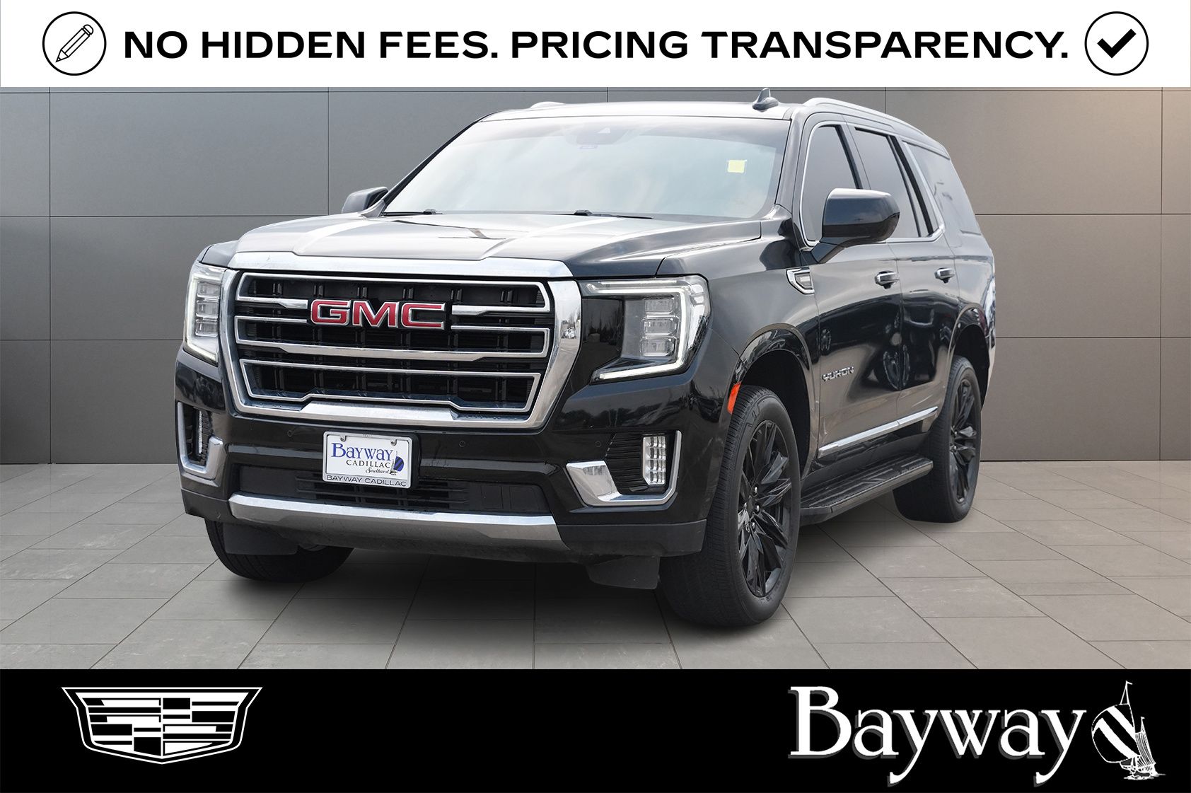 Onyx Black 2023 GMC Yukon SLT RWD SUV / Crossover 4X2