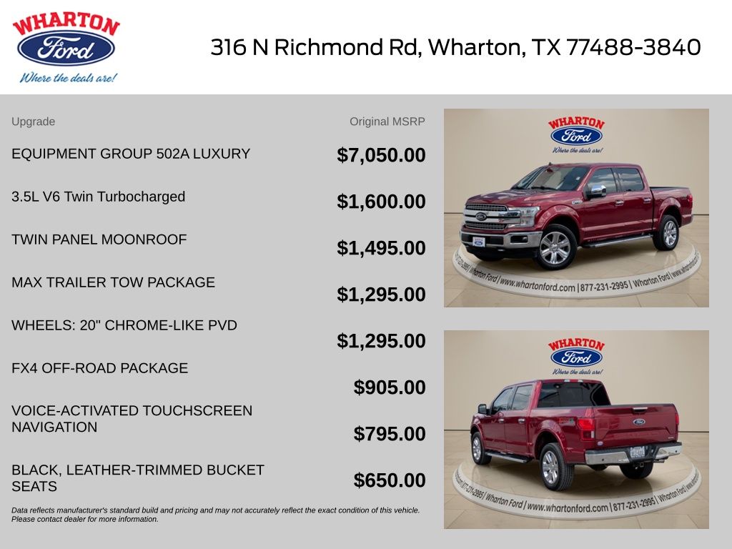 2019 Ford F-150 Lariat - 1