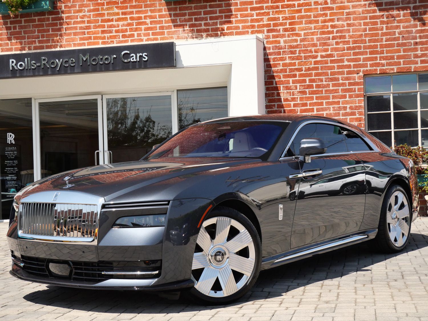 Darkest Tungsten 2024 Rolls-Royce Spectre Coupe All-Wheel Drive 1-Speed Automatic