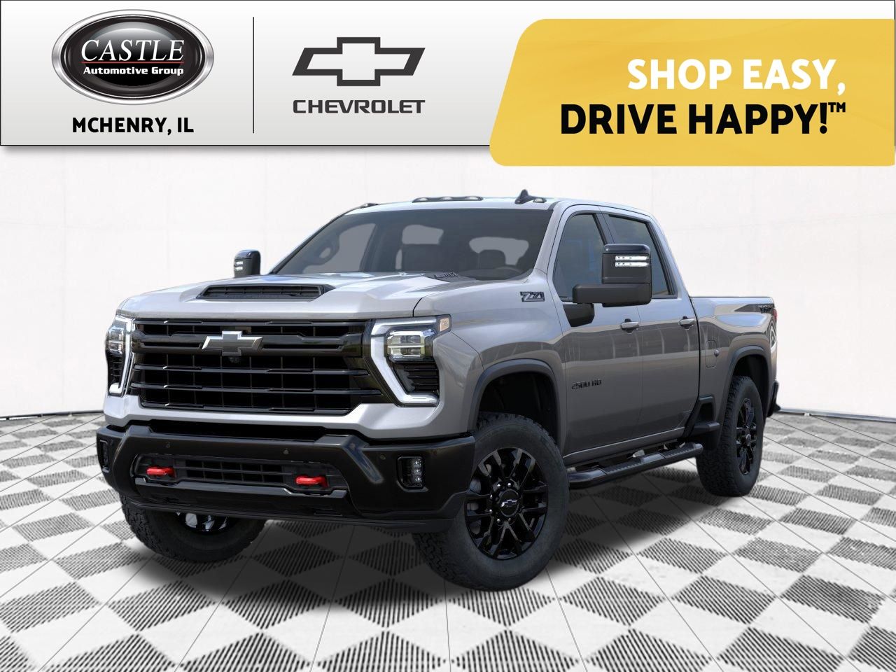 Sterling Gray Metallic 2026 Chevrolet Silverado 2500HD Pickup Truck Four-Wheel Drive Automatic