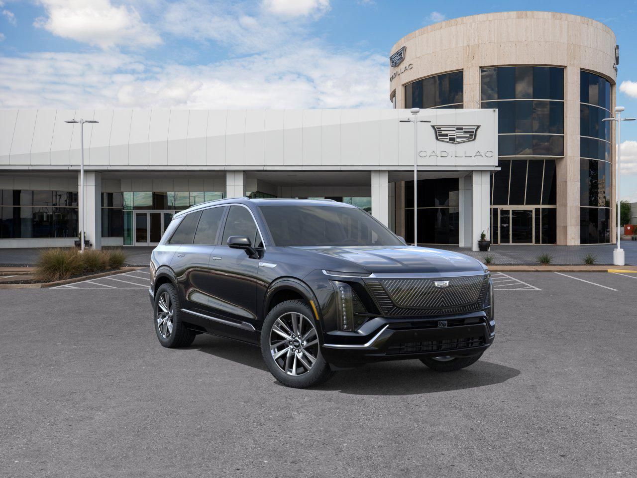 Stellar Black Metallic 2027 Cadillac VISTIQ SUV / Crossover All-Wheel Drive 1-Speed Automatic