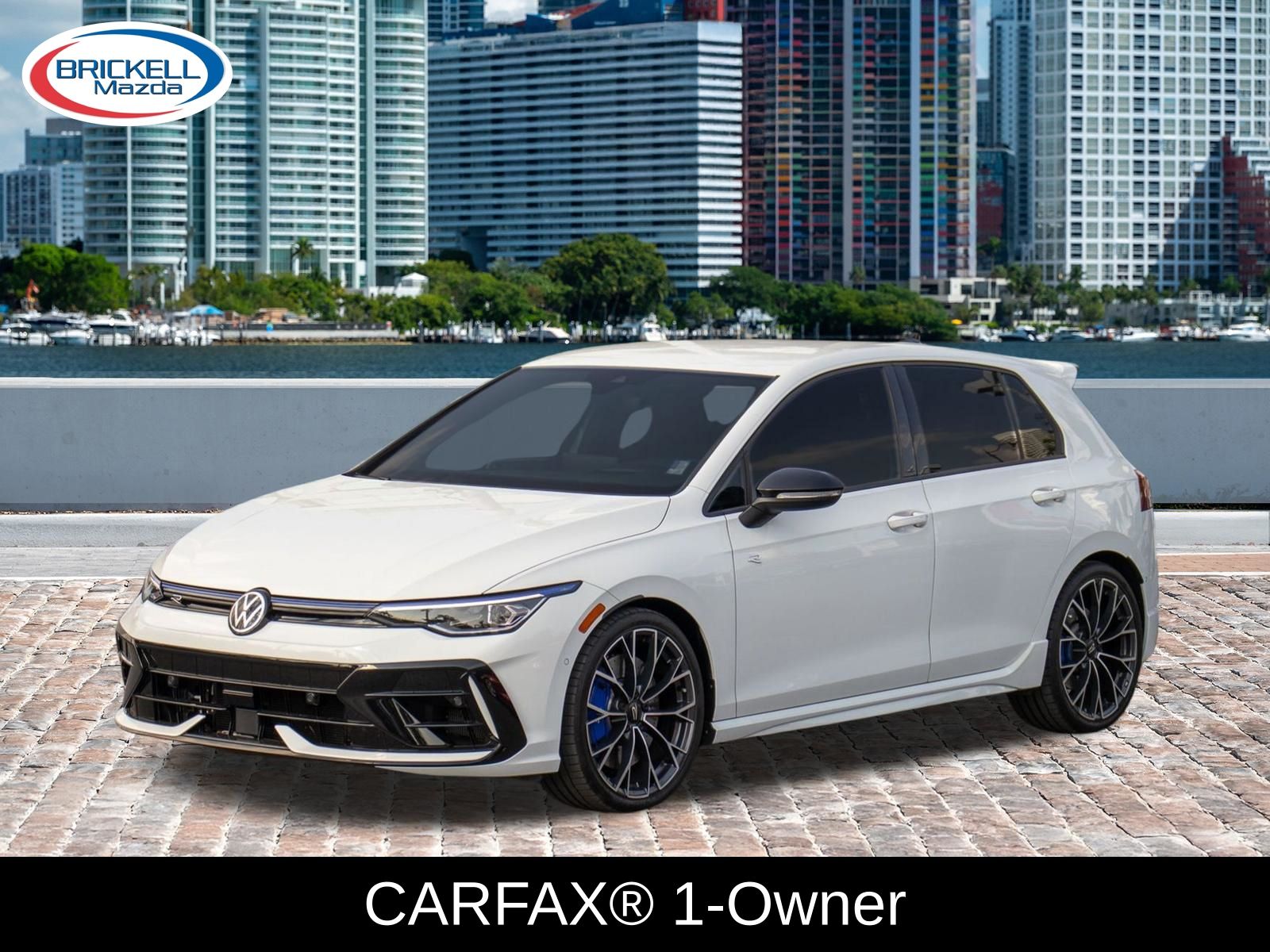 Pure White 2025 Volkswagen Golf R 4Motion Hatchback All-Wheel Drive 7-Speed Dual Clutch