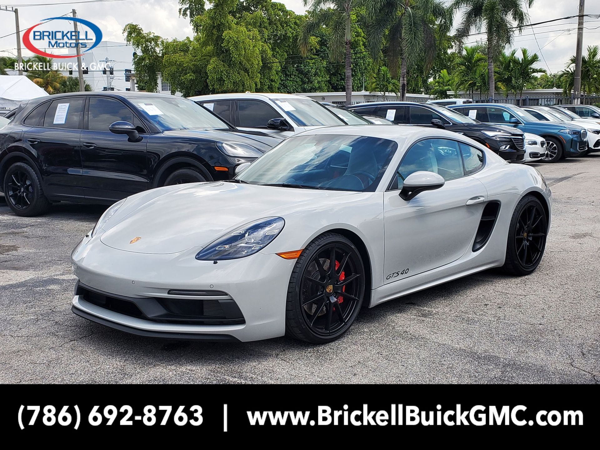 GT Silver Metallic 2025 Porsche 718 Cayman Coupe Rear-Wheel Drive 7-Speed Automatic