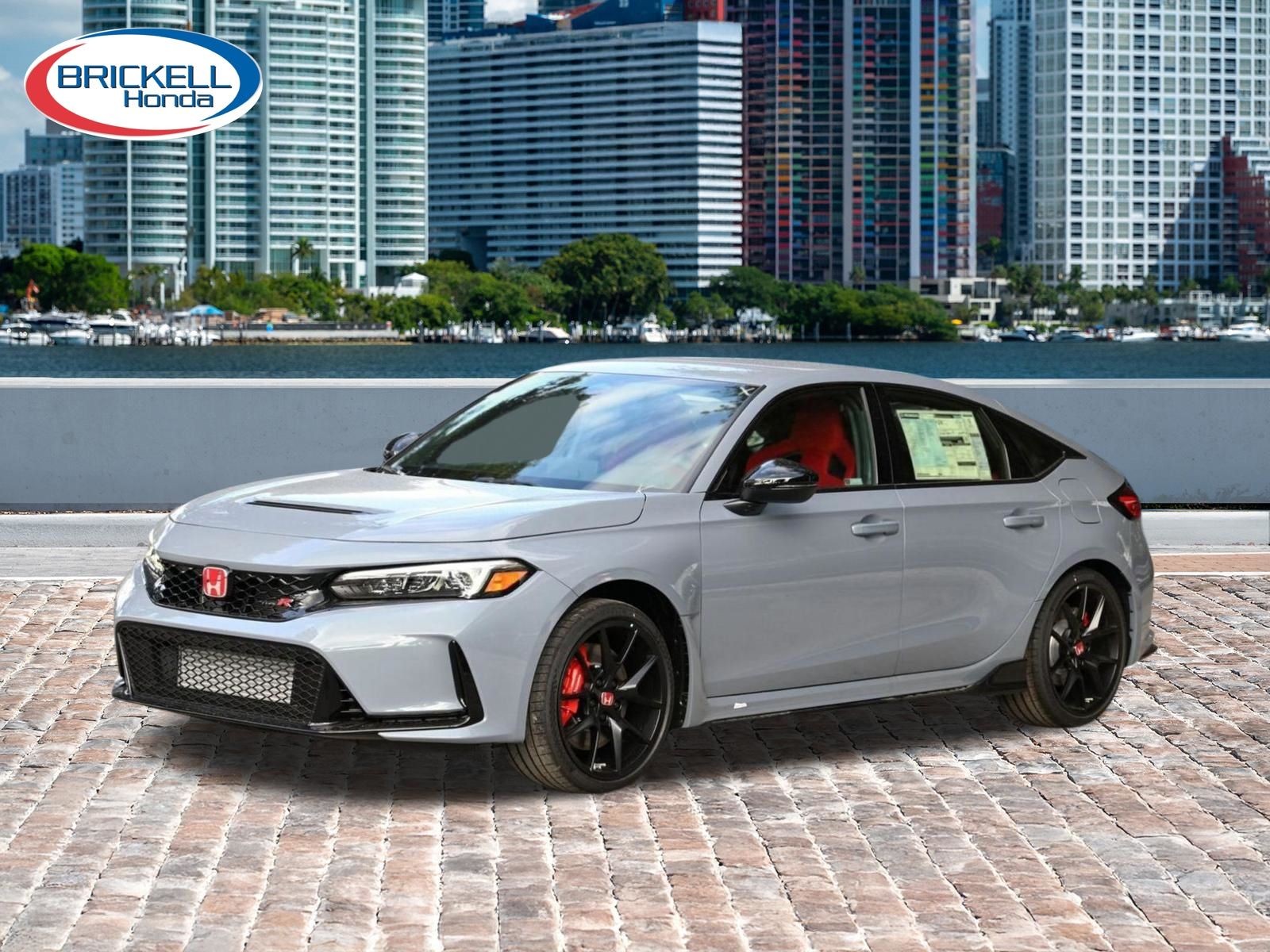 Sonic Gray Pearl 2025 Honda Civic Type R FWD Hatchback Front-Wheel Drive 6-Speed Manual