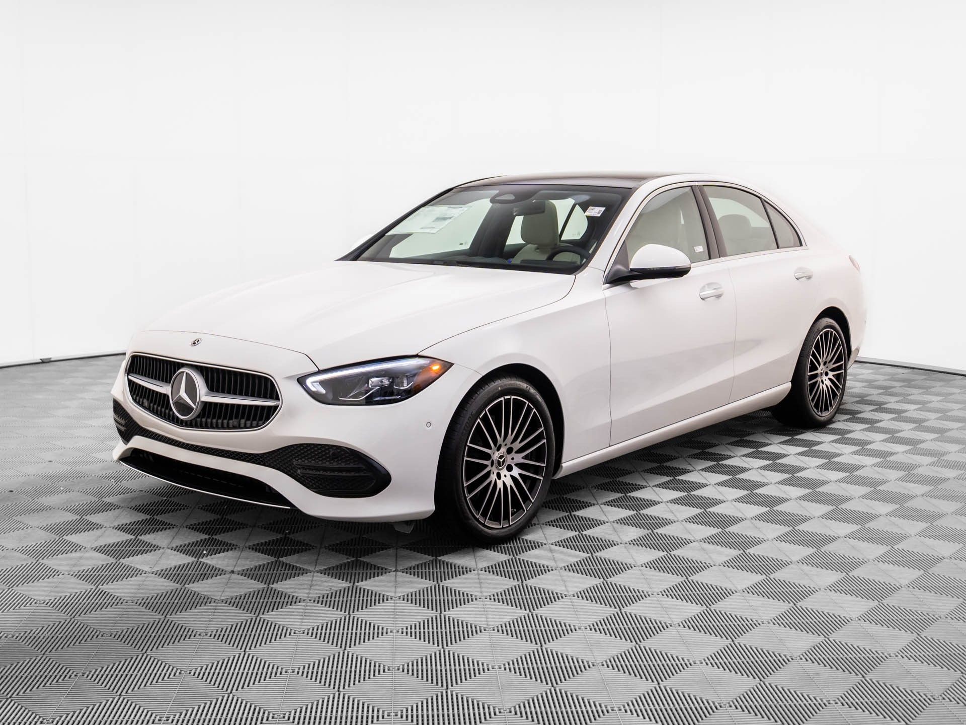 Polar White 2026 Mercedes-Benz C-Class Sedan All-Wheel Drive 9-Speed Automatic
