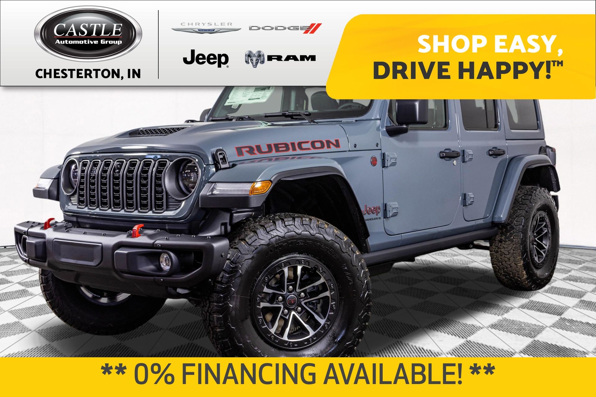 Anvil Clear Coat 2026 Jeep Wrangler SUV / Crossover Four-Wheel Drive 8-Speed Automatic