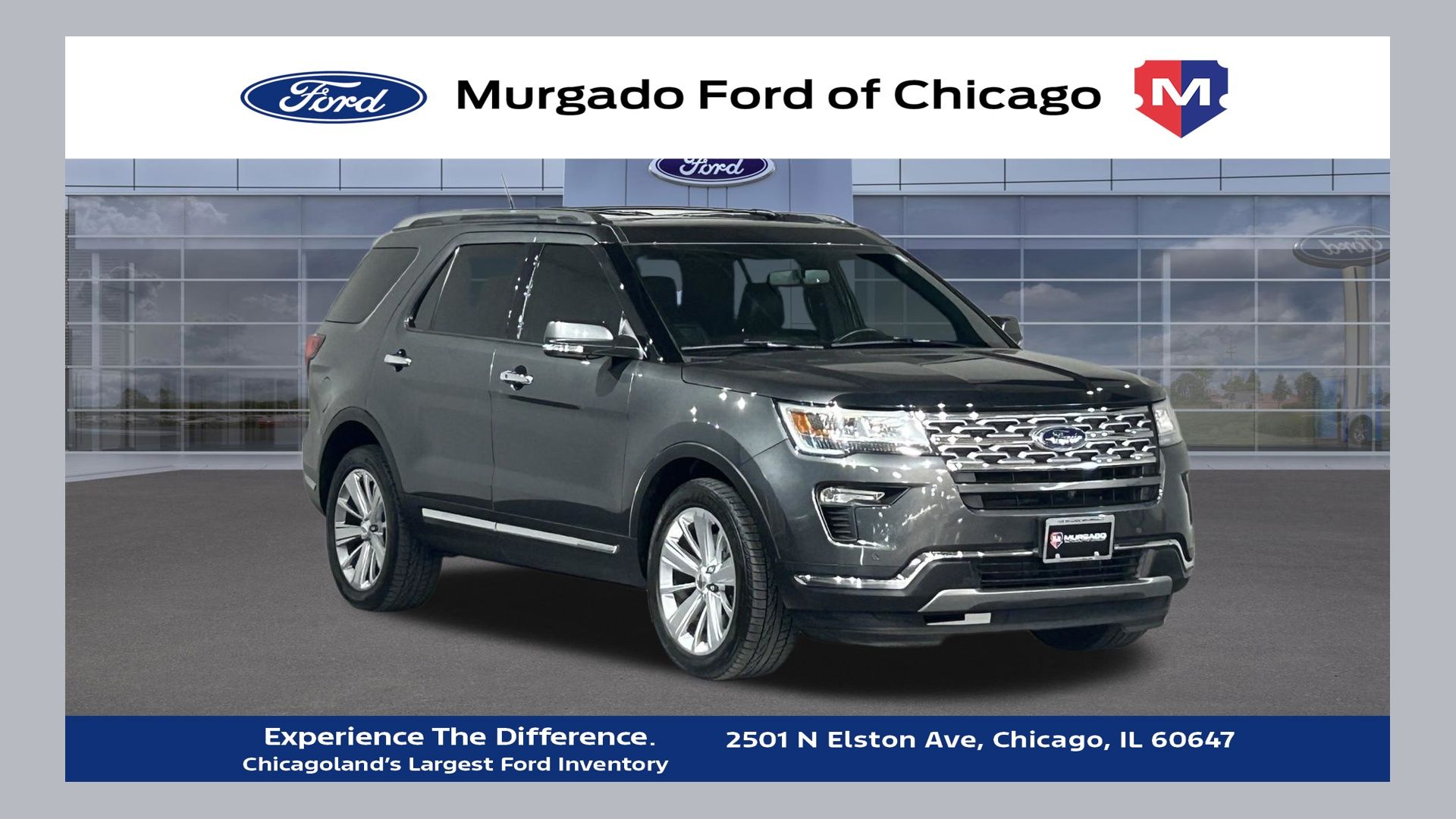 Gray (Magnetic) 2019 Ford Explorer SUV / Crossover All-Wheel Drive 6-Speed Automatic