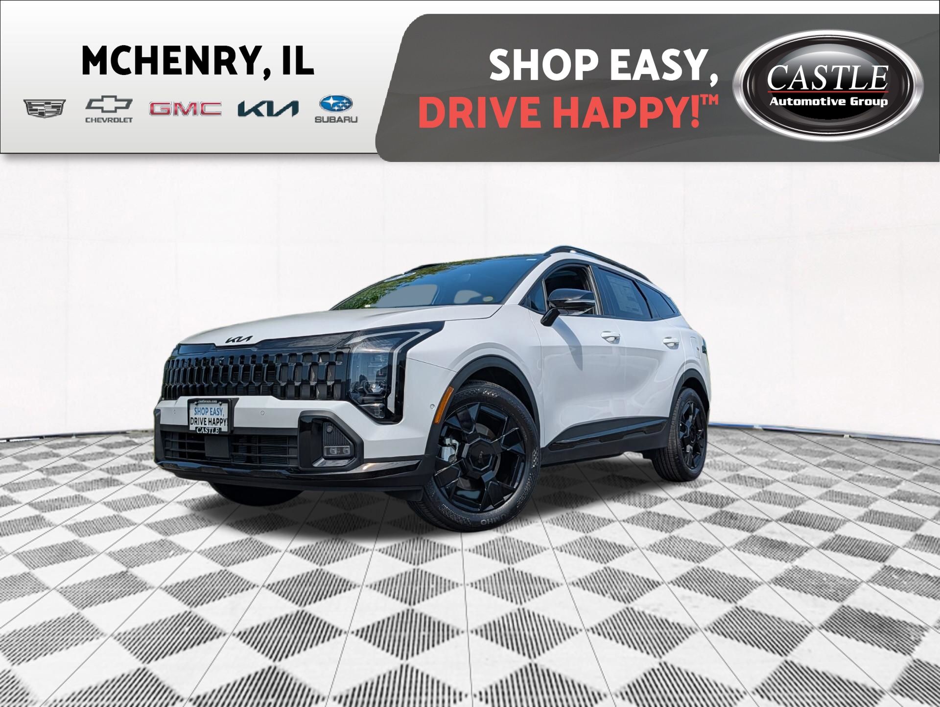 Glacial White Pearl 2026 Kia Sportage SUV / Crossover All-Wheel Drive 8-Speed Automatic