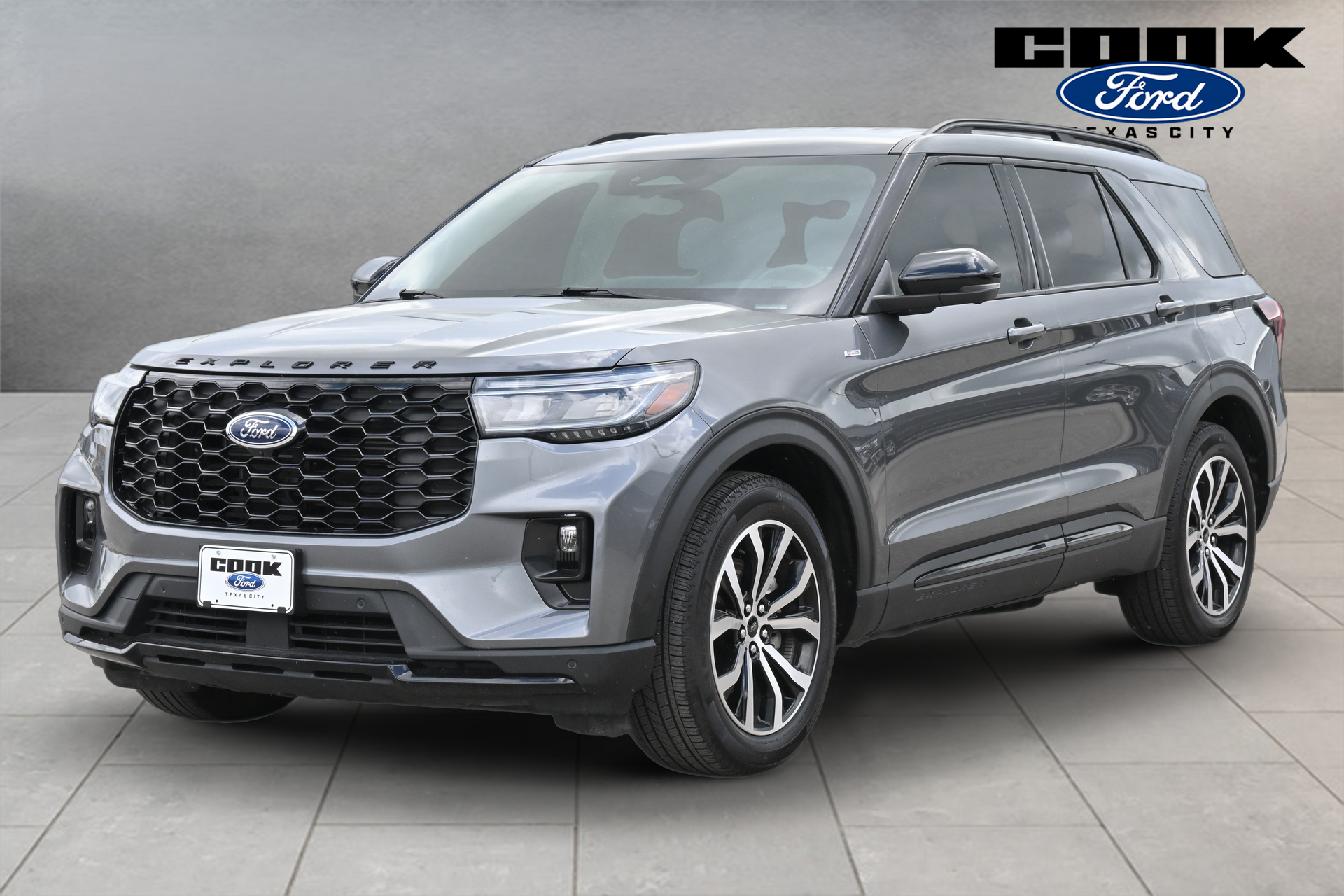 2025 Ford Explorer ST-Line Gray at Classic Elite Chevrolet Sugar Land
