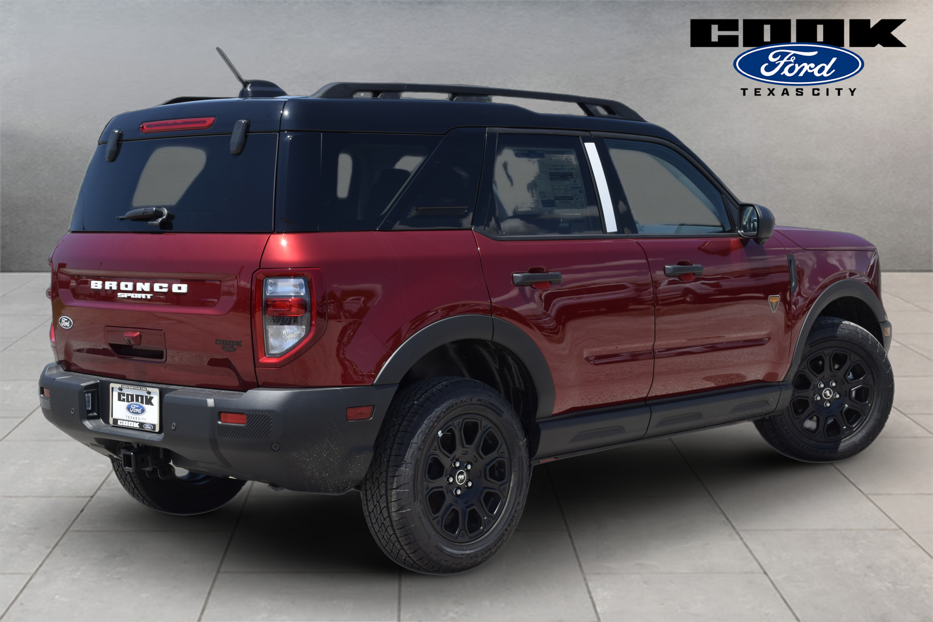 2026 Ford Bronco Sport Badlands Red at Classic Ford Galveston