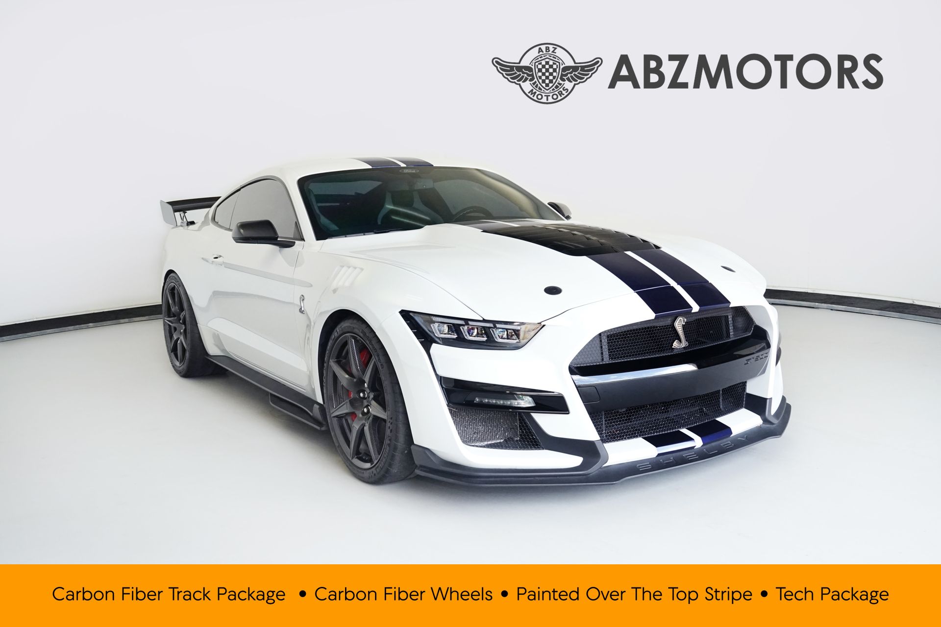 White 2021 Ford Mustang Shelby GT500 Coupe Rear-Wheel Drive Automatic
