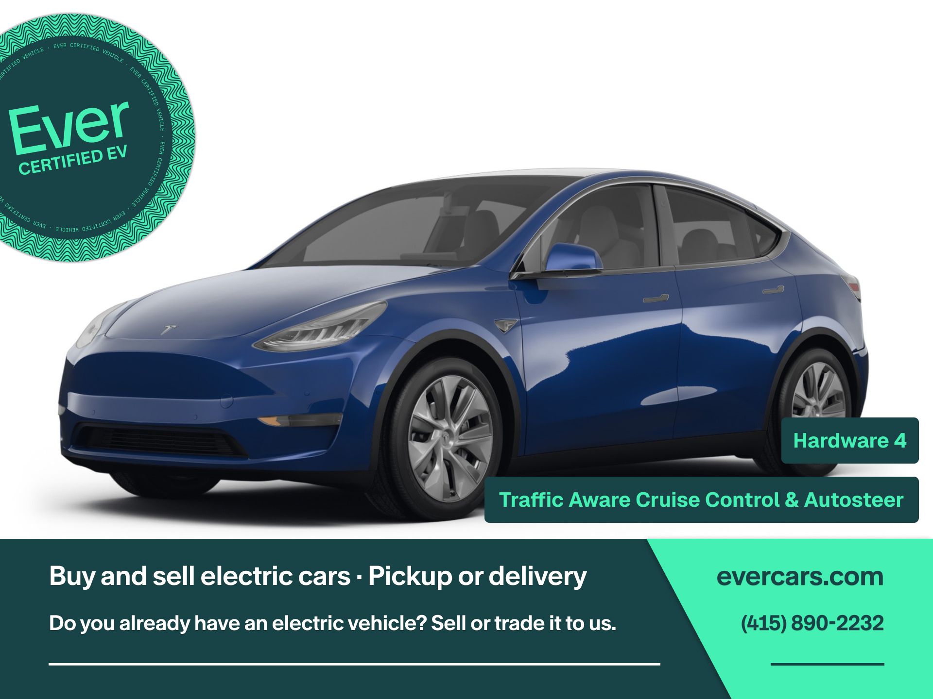Blue 2024 Tesla Model Y Long Range RWD SUV / Crossover Rear-Wheel Drive 1-Speed Automatic