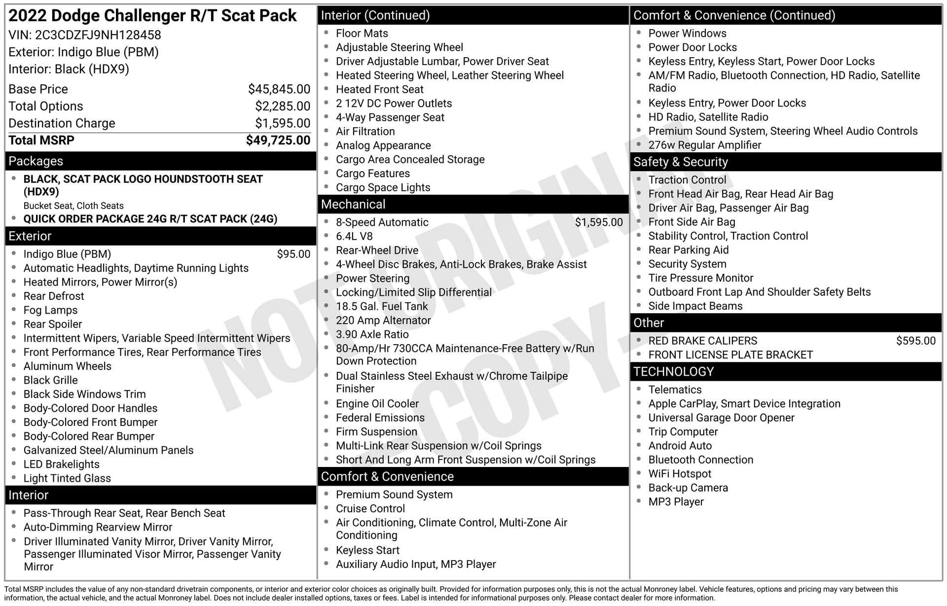 2022 DODGE CHALLENGER - Image 3