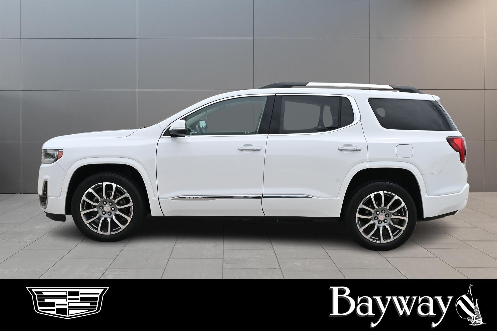 2023 GMC Acadia Denali White at Bayway Cadillac Southwest