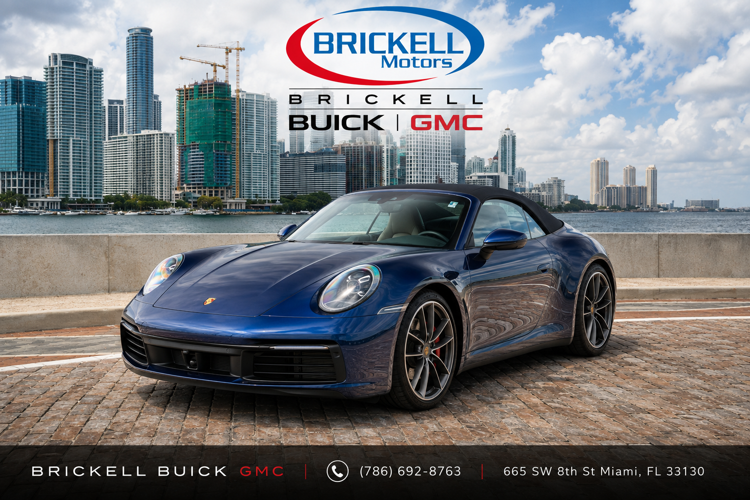 Gentian Blue Metallic 2020 Porsche 911 Convertible Rear-Wheel Drive 8-Speed Automatic