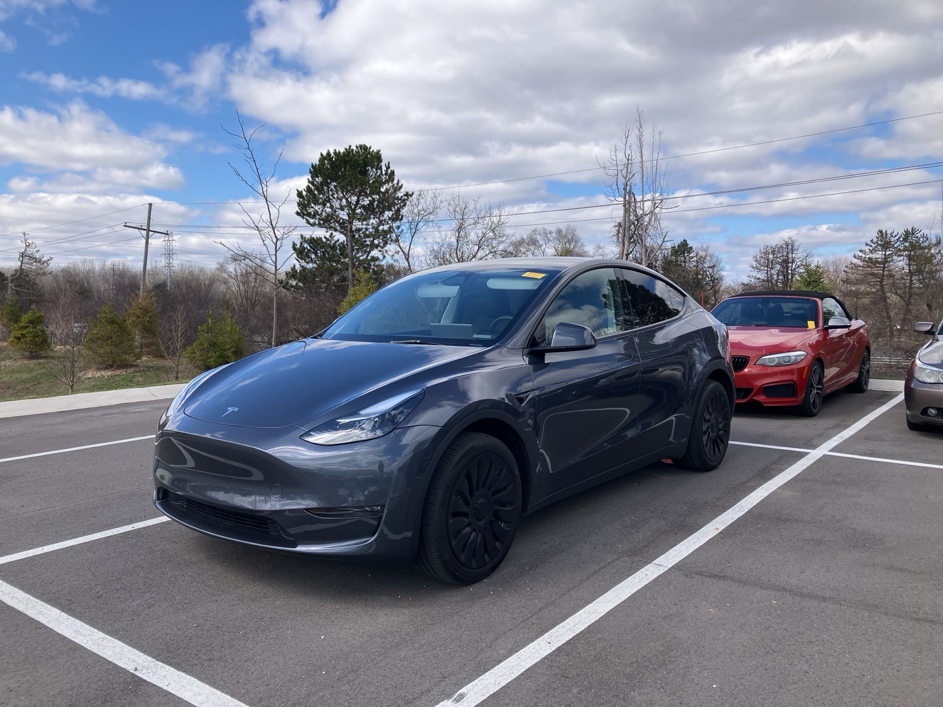 Midnight Silver Metallic 2023 Tesla Model Y Long Range AWD SUV / Crossover All-Wheel Drive 1-Speed Automatic
